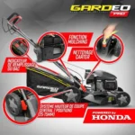 Tondeuse Thermique tractée 167CC avec Moteur Honda – Image 3